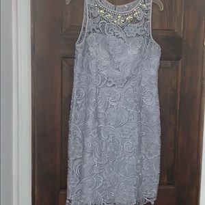 LAVENDER DRESS ADRIANNA PAPELL FANCY